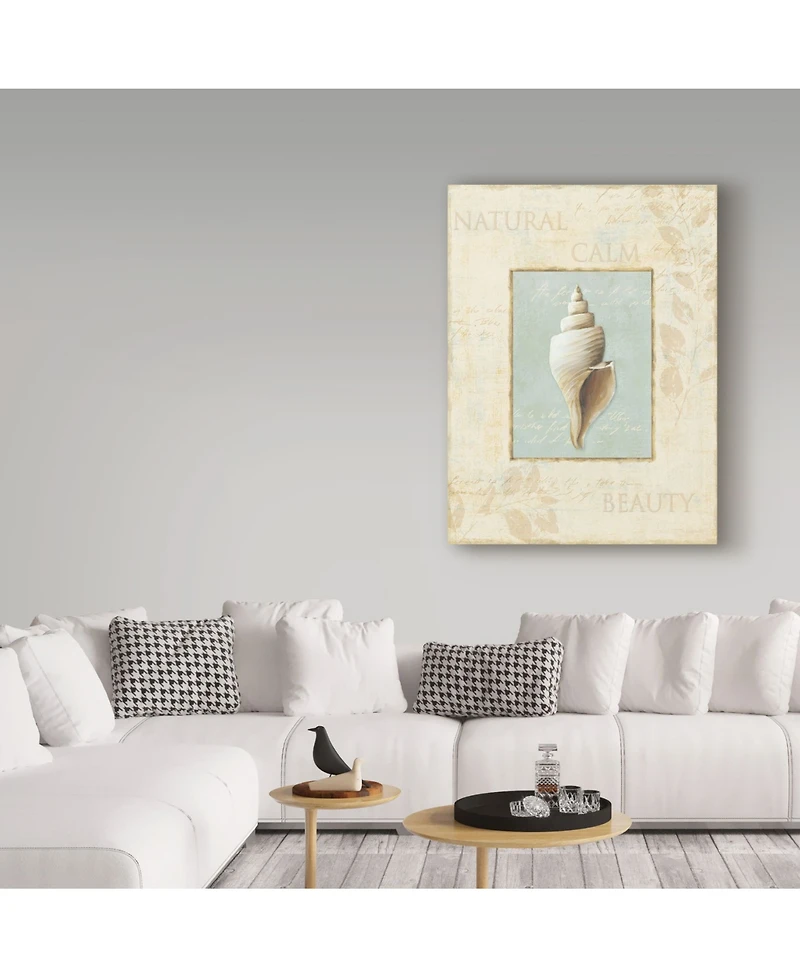Lisa Audit 'Soothing Words Shells I' Canvas Art - 14" x 19"