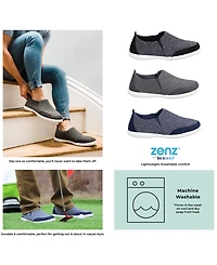 Isotoner Men's Zenz Sport Indoor/Outdoor Knit Slippers