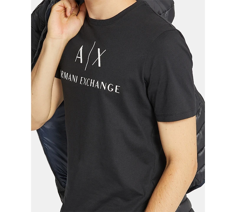 A|X Armani Exchange Men's Solid Logo T-Shirt