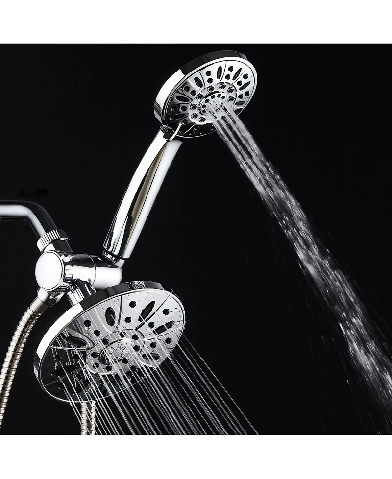 AquaDance High Pressure 3-way Rainfall Combo Shower Head