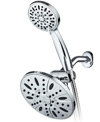 AquaDance Premium High Pressure 3-way Rainfall Combo Shower Head