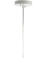 Jonathan Y Stork 19" Feather Metal Adjustable Led Pendant