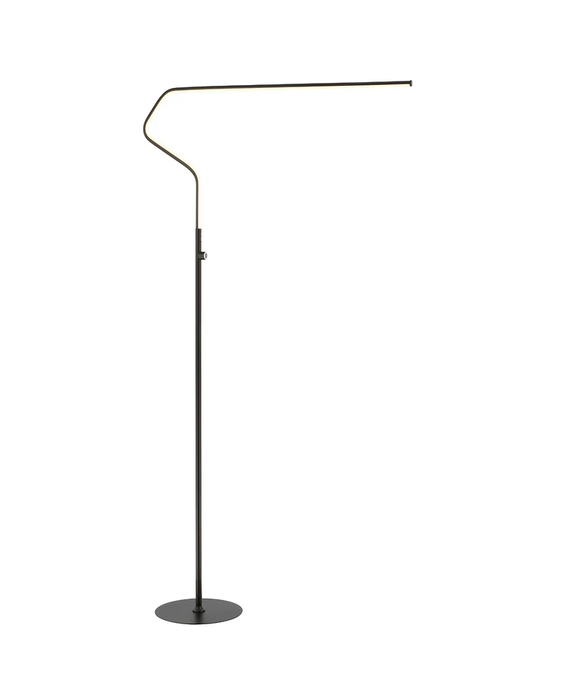 Jonathan Y Julian 65.25" Integrated Led Metal Floor Lamp