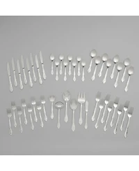 Riverridge Rose 46 Piece Monogrammed Flatware Set - D, Service for 8