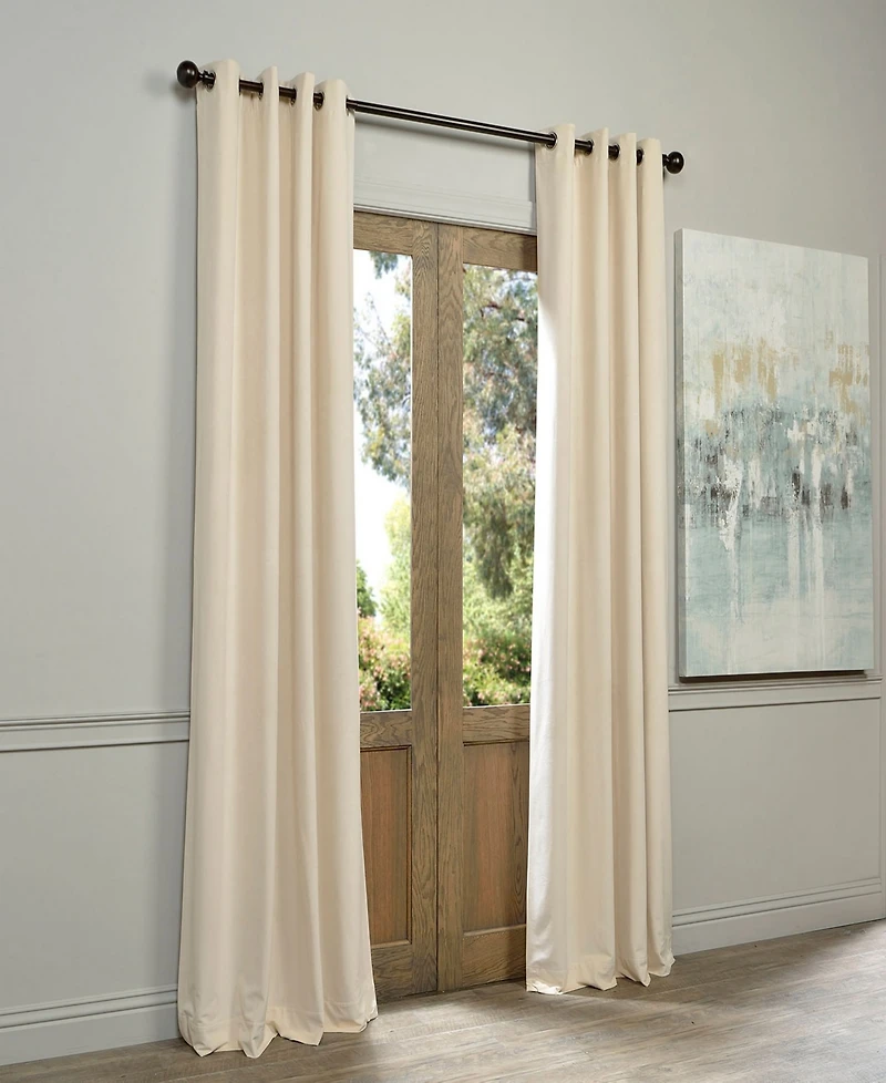 Exclusive Fabrics & Furnishings Signature Blackout Grommet Velvet Panel