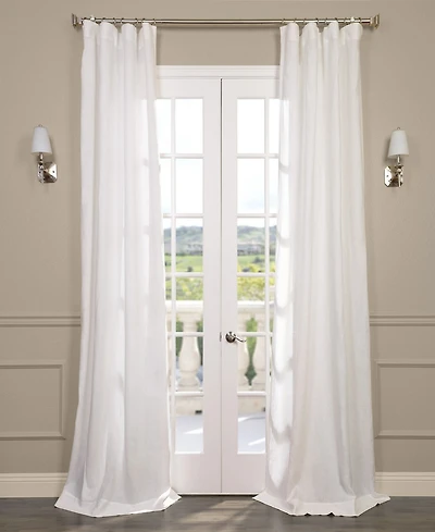 Half Price Drapes Deluxe French Linen Curtain