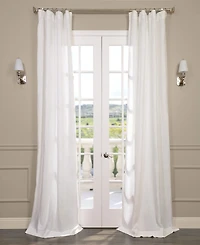 Half Price Drapes Deluxe French Linen Curtain