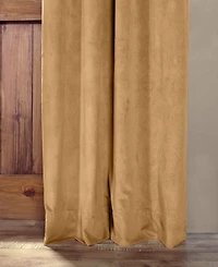 Half Price Drapes Grommet Signature Velvet Blackout Curtain