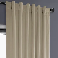 Half Price Drapes Heritage Plush Velvet Room Darkening Curtain