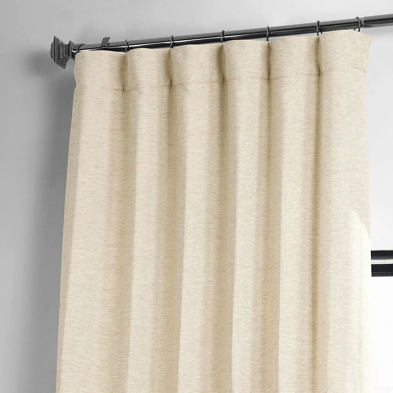 Half Price Drapes Textured Bellino Room Darkening Curtain