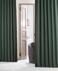 Half Price Drapes Bellino Textured Faux Linen Room Darkening Curtains For Bedroom and Living Room Curtains(1 Panel