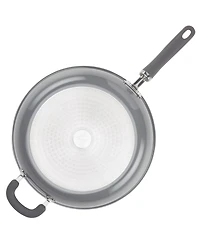 Rachael Ray Create Delicious Aluminum Nonstick 12.5" Open Deep Skillet