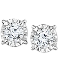 TruMiracle Diamond Stud Earrings (2 ct. t.w.) 14k White, Yellow or Rose Gold