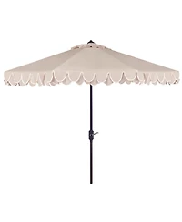Elegant Valance 9' Auto Tilt Umbrella