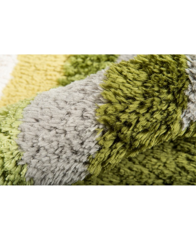 Novogratz Retro Ret-3 Green 3'6" x 5'6" Area Rug