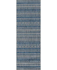 Novogratz Villa Vi-04 Blue 3'11" x 5'7" Outdoor Area Rug