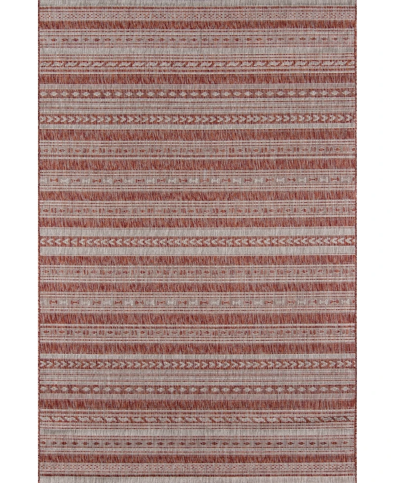Novogratz Villa Vi-04 Copper 5'3" x 7'6" Outdoor Area Rug