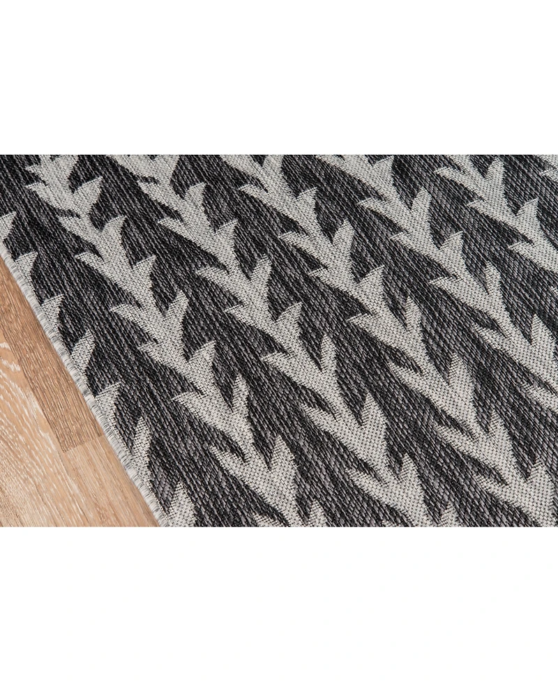 Novogratz Villa Vi- Charcoal 2'7" x 7'6" Runner Outdoor Area Rug
