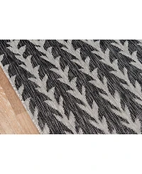 Novogratz Villa Vi- Charcoal 2'7" x 7'6" Runner Outdoor Area Rug