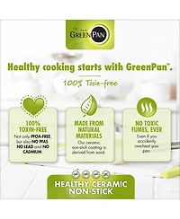 GreenPan Valencia Pro 10" Ceramic Non-Stick Covered Fry Pan