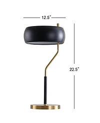 Jonathan Y Oskar 22.5" Moody Metal Led Desk Lamp