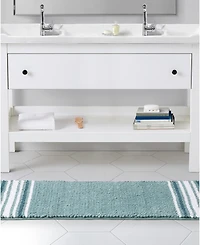 Vcny Home Aiden Jacquard Chenille Bath Rug, 24" x 60"
