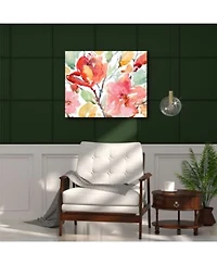 Courtside Market Watercolor Flowers Gallery Wrapped Canvas Wall Art Collection
