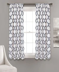 Bellagio Geometric Print Curtain Collection
