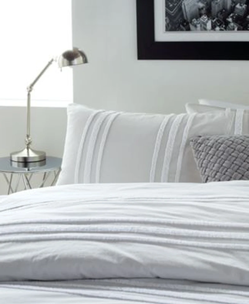 Dnky Chenille Stripe Comforter Sets