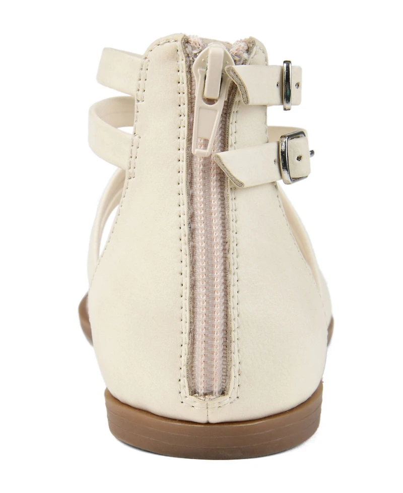 Journee Collection Women's Zailie Strappy Gladiator Flat Sandals