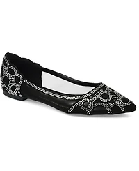 Journee Collection Women's Batavia Embellished Flats