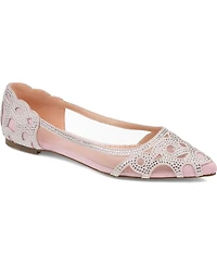 Journee Collection Women's Batavia Embellished Flats