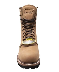 AdTec Men's 9" Waterproof Steel Toe Logger