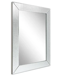 Empire Art Direct Solid Wood Frame Covered with Beveled Prism Mirror - 40" x 30"