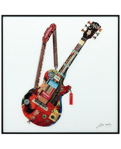 Empire Art Direct Reverse Printed Art Glass and Anodized Aluminum Frame Wall Art
