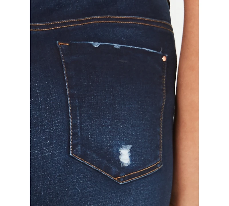 Celebrity Pink Trendy Plus High Rise Ripped Skinny Jean