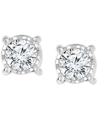 TruMiracle Diamond Stud Earrings (3/4 ct. t.w.) in 14k White Gold, Rose Gold or Gold