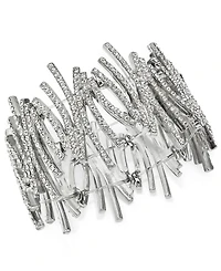 I.n.c. International Concepts Crystal Zig-Zag Stretch Bracelet, Created for Macy's