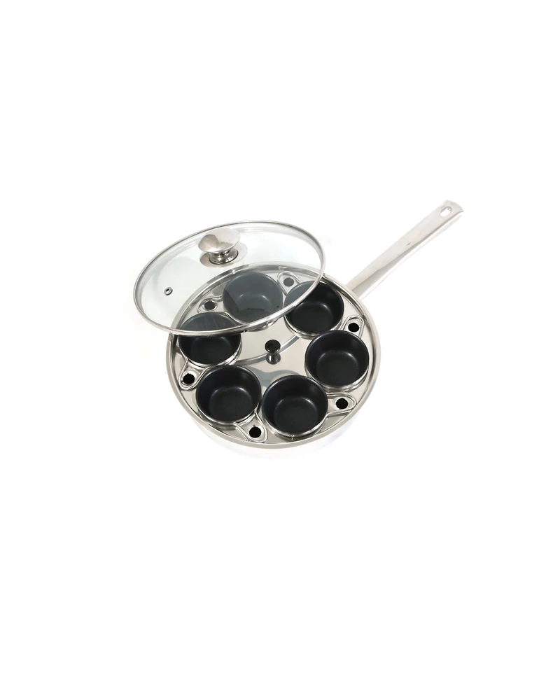 Cookpro 6 Cup Egg Stainless Steel Egg Poacher with Non-Stick Egg Cups