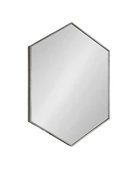 Kate and Laurel Rhodes Framed Hexagon Wall Mirror - 22" x 31"