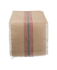 Design Imports Burlap Table Runner 14" x 72"