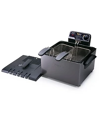 Presto Dual Basket Immersion Element Electric Deep Fryer