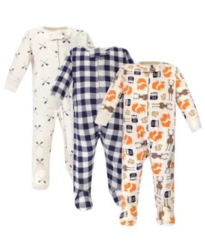 Hudson Baby Baby Boys Infant Premature Soft Cotton Romper For Playtime Naps