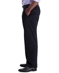 Haggar Men's Iron Free Premium Khaki Classic-Fit Flat-Front Pant