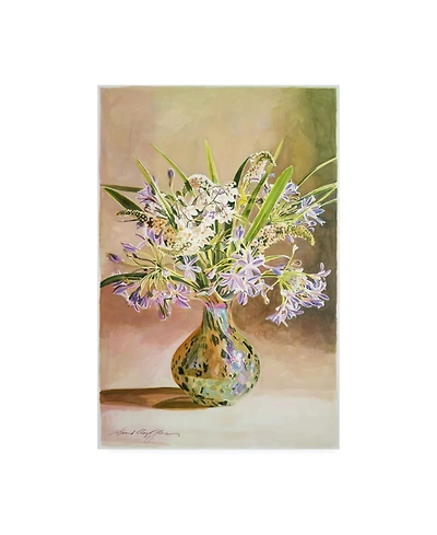 David Lloyd Glover African Lilies Arrangement Canvas Art - 15" x 20"