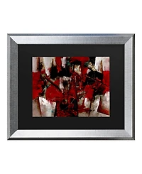 Masters Fine Art Abstract Iv Matted Framed Art - 27" x 33"