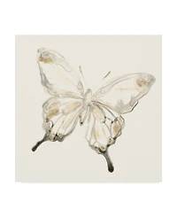 June Erica Vess Sepia Butterfly Impressions Iv Canvas Art - 15" x 20"