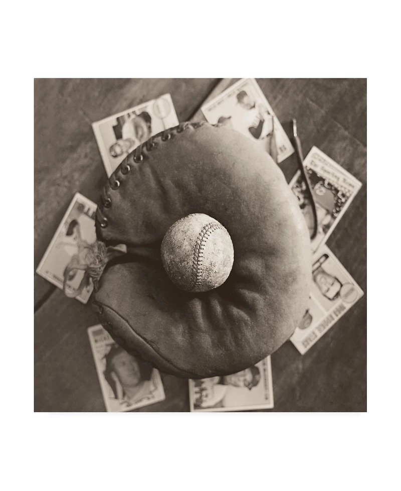 Judy B. Messer Baseball Nostalgia Iii Canvas Art - 15" x 20"