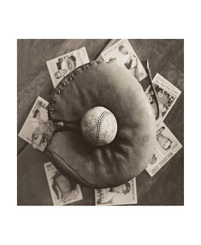 Judy B. Messer Baseball Nostalgia Iii Canvas Art - 15" x 20"