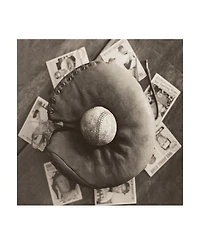 Judy B. Messer Baseball Nostalgia Iii Canvas Art - 15" x 20"